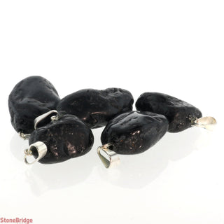 Black Tourmaline Tumbled Pendants - 5 Pack    from The Rock Space