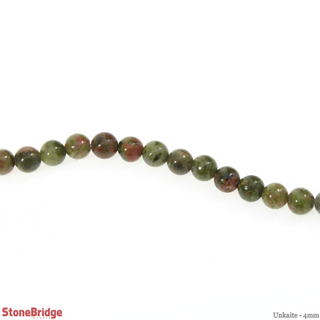 Unakite - Round Strand 15" - 4mm    from The Rock Space