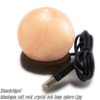 Himalayan Salt USB Lamp - Sphere    from The Rock Space