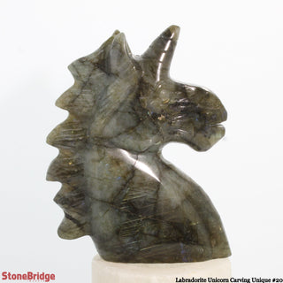 Labradorite Unicorn Carving U#20" - 5"    from The Rock Space