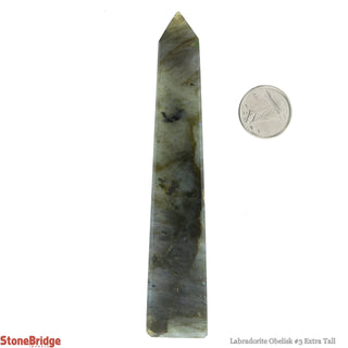 Labradorite Obelisk #3 Extra Tall - 60g to 89.9g    from The Rock Space