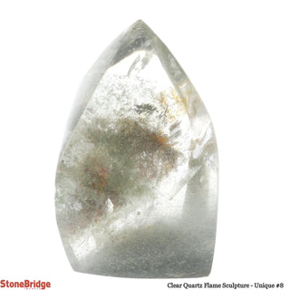 Clear Quartz Flame Sculpture U#9 - 3"    from The Rock Space