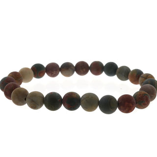 Picasso Jasper Bead Bracelet 8mm Matte from The Rock Space