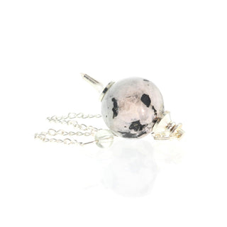 Rainbow Moonstone Ball and Point Pendulum - 3 Pack from Stonebridge Imports
