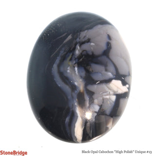 Black Opal Cabochon  Polish U#13    from The Rock Space