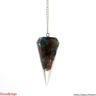 Orgone Chakra Pendulum 12 Facets & Bead    from The Rock Space