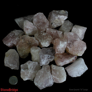 Rose Quartz A Chips - Large    from The Rock Space