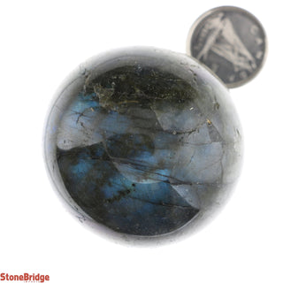 Labradorite E Sphere - Extra Small #1 - 1 1/2"    from The Rock Space