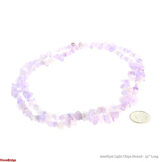 Amethyst Light Chip Strands - 5mm to 8mm    from The Rock Space