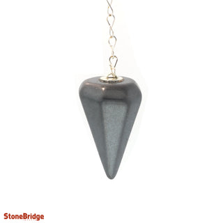 Hematite Pendulum 6 Facets & Ring    from The Rock Space