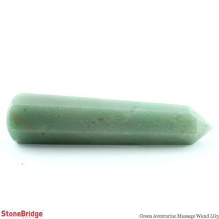 Green Aventurine Pointed Massage Wand - Large #3 - 4 1/2" to 6"    from Stonebridge Imports