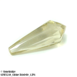 Citrine Gemstone - Briolette Cut    from Stonebridge Imports
