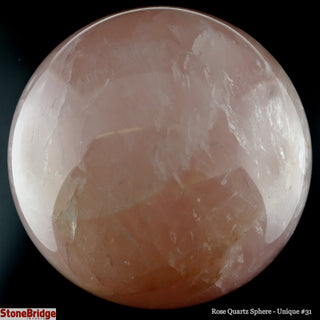 Rose Quartz Sphere U#31 - 4 3/4"    from The Rock Space