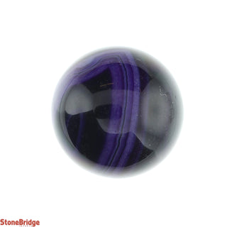 Agate Purple Banded Sphere - 5 Pack    from The Rock Space