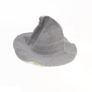 Modern Knit Wool Witch Hat Light Grey   from The Rock Space