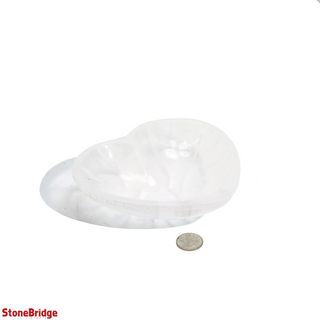 Selenite Bowl - Heart from The Rock Space
