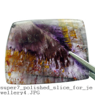 Super 7 Polished Slice For Jewellery - Small - 19mm to 40mm