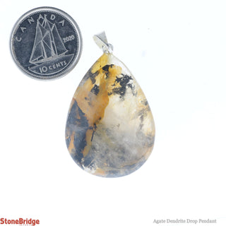 Agate Dendrite Drop Pendant    from The Rock Space