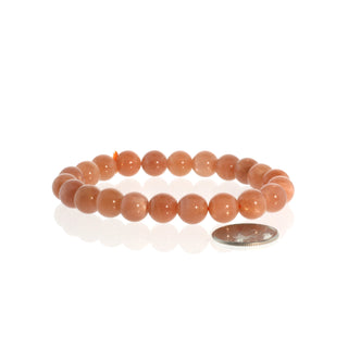 Sunstone Round Bracelet 8mm from The Rock Space