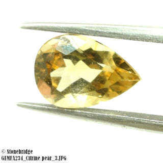 Citrine Gemstone - Pear Cut    from Stonebridge Imports