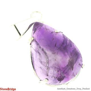 Amethyst Drop Pendant 18mm X 13mm    from The Rock Space