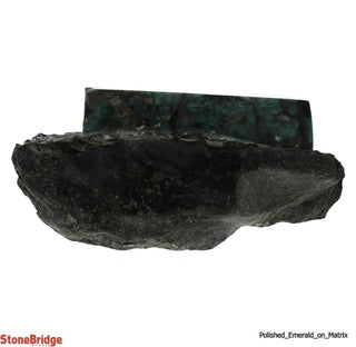 Polished Emerald on Matrix - U9    from The Rock Space