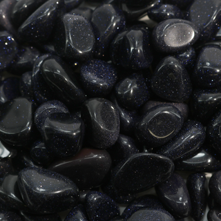 Blue Goldstone Tumbled Stones from The Rock Space