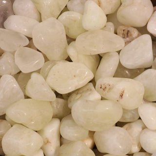 Sulfur Quartz Tumbled Stones    from Stonebridge Imports