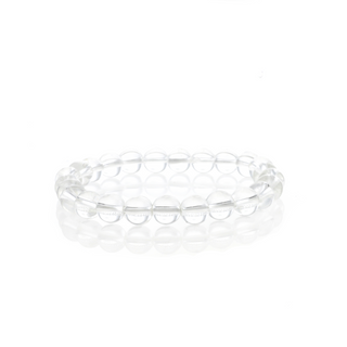 Clear Quartz Bead Bracelet 8mm from The Rock Space