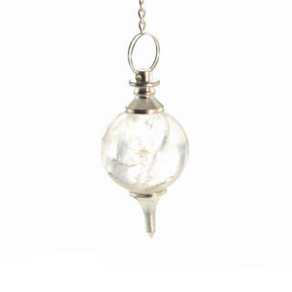Ball & Point - Clear Quartz Pendulums    from The Rock Space