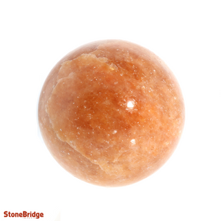 Calcite Orange Sphere - Small #3 - 2 1/4"    from The Rock Space