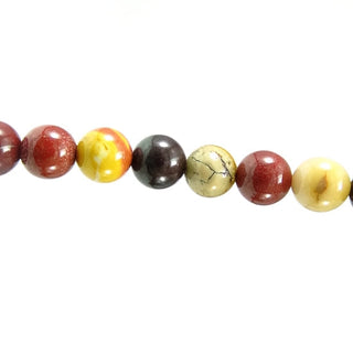 Mookaite Jasper - Round Strand 15" - 6mm from The Rock Space