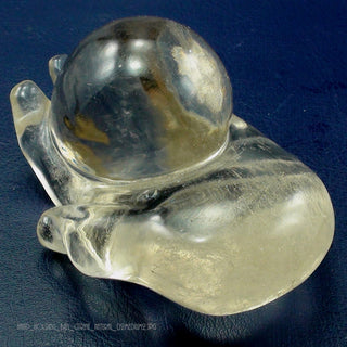 Clear Quartz Carving Hand & Sphere U#3    from The Rock Space