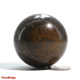 Bronzite Sphere - Extra Small #3 - 2"    from The Rock Space