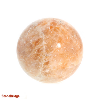 Calcite Orange Sphere - Extra Small #4 - 2"    from The Rock Space