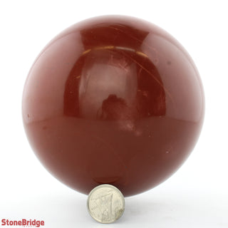 Red Jasper Sphere - Jumbo #6    from The Rock Space