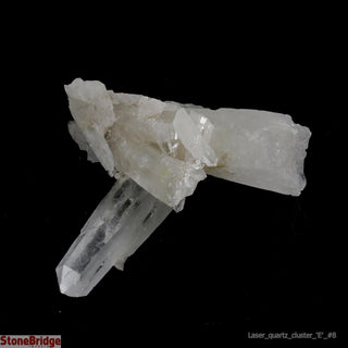 Laser Quartz Cluster U#8 - 4" from The Rock Space