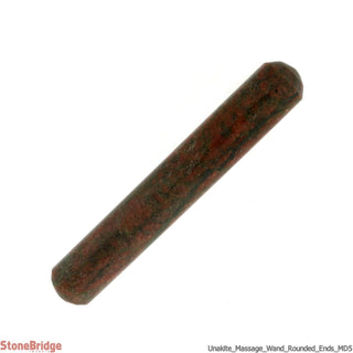 Unakite Round Pointed Massage Wand - Medium #3 - 4" to 5"    from The Rock Space