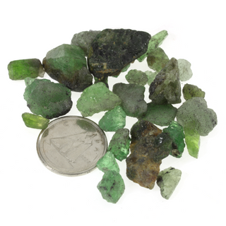 Tsavorite Rough Crystal Chips - Extra Small from The Rock Space