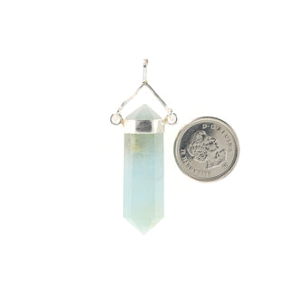 Aquamarine Double Terminated - Swivel Silver Pendant    from The Rock Space