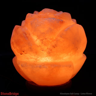 Himalayan Salt Lamp - Design/ Lotus Flower    from The Rock Space