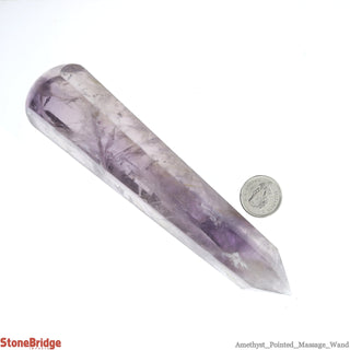 Amethyst A Pointed Massage Wand - Jumbo #2 - 4 1/2" to 5 1/2"    from The Rock Space