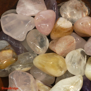 Mixed Tumbled Stones (CONTAINS DYED AGATE) from The Rock Space