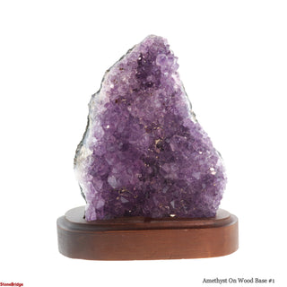 Amethyst On Wood Base #1    from The Rock Space