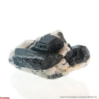 Green Tourmaline on Quartz Matrix #2 from The Rock Space