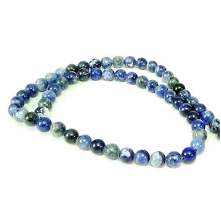 Sodalite E - Round Strand 15" - 4mm, #1    from Stonebridge Imports
