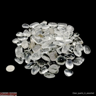 Clear Quartz A Tumbled Stones - Assorted    from The Rock Space