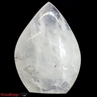 Clear Quartz Flame Sculpture U#1 - 10"    from The Rock Space