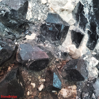 Black Tourmaline Cluster U#1    from The Rock Space