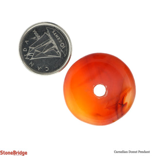 Carnelian Donut Pendant    from The Rock Space